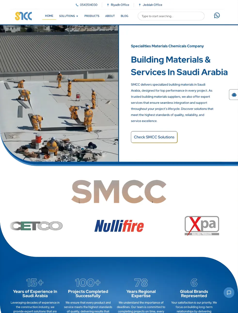 SMCC Saudi Website Design & Development